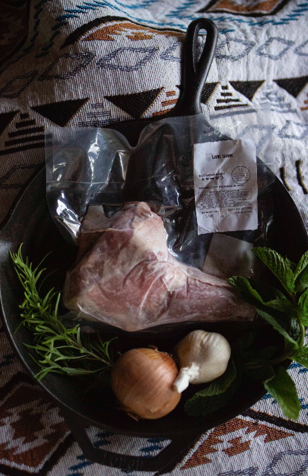 Grass-fed Icelandic Lamb in Sonoma County, California