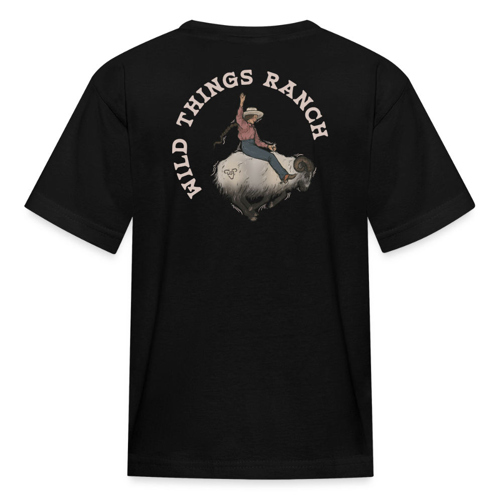 Kids'Ranch Rodeo Ram T-Shirt - black