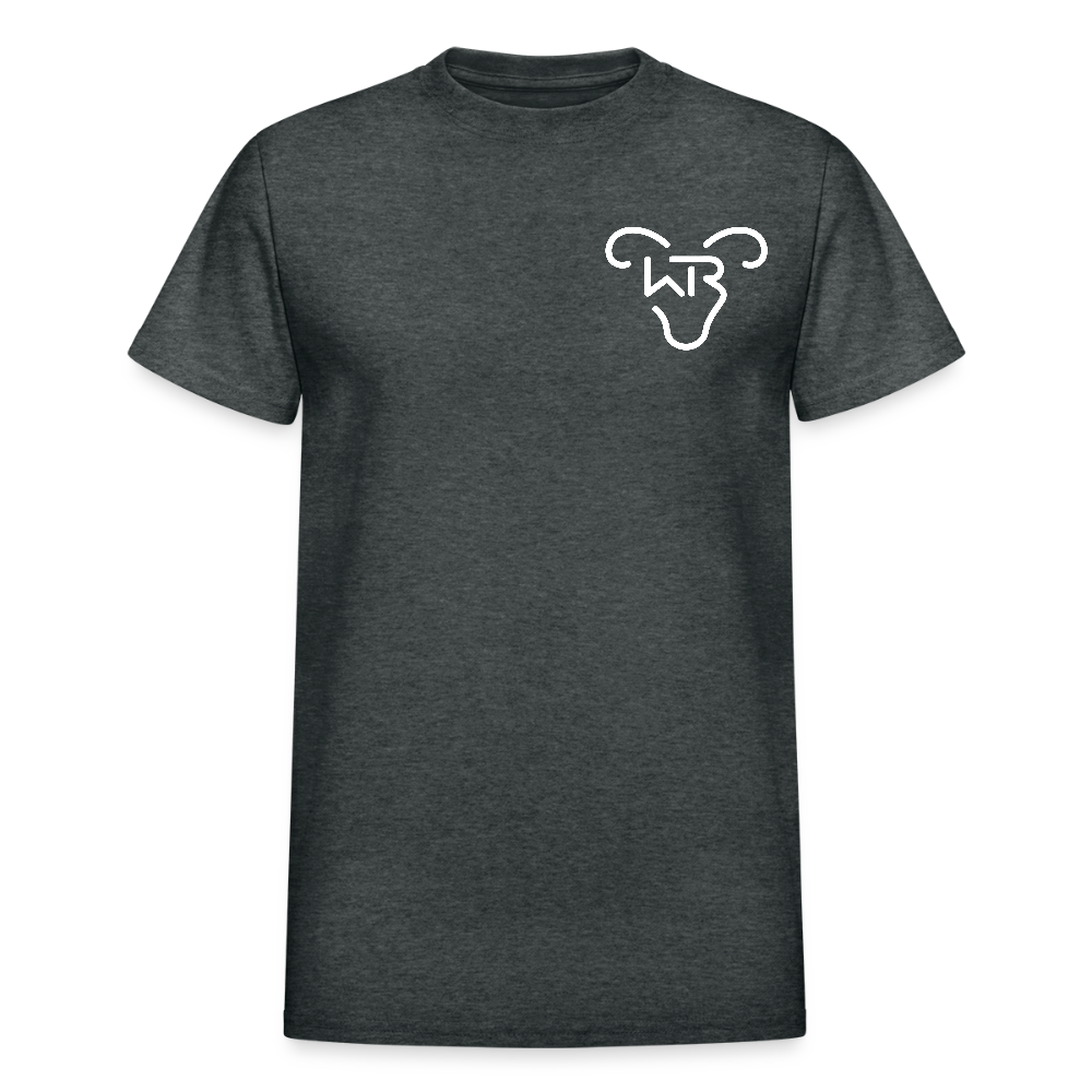 Ram Rider Ranch Gildan Ultra Cotton Adult T-Shirt - deep heather