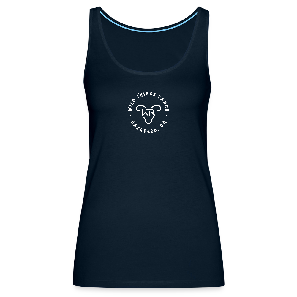 Women’s Premium Tank Top - deep navy