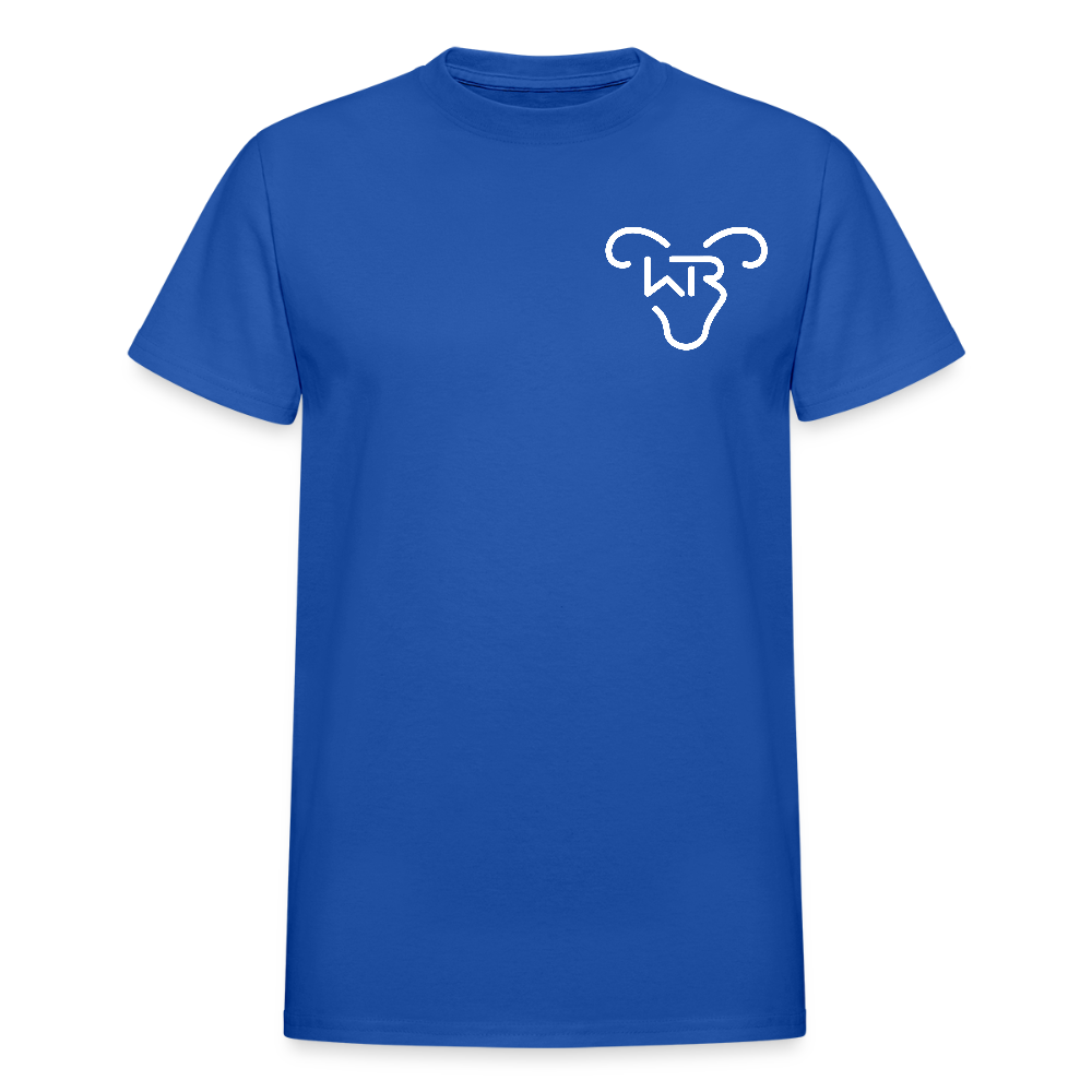 Ram Rider Ranch Gildan Ultra Cotton Adult T-Shirt - royal blue