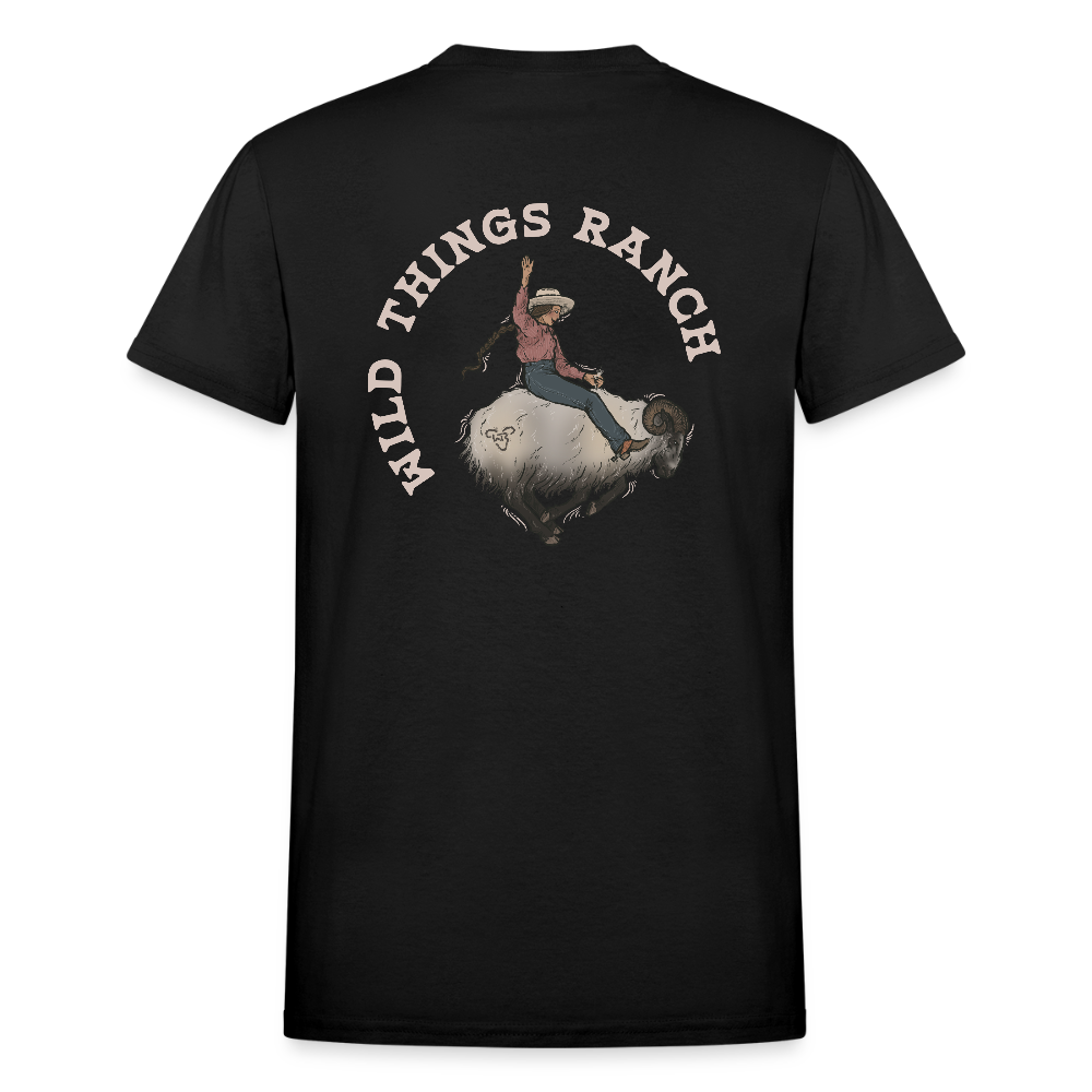 Ram Rider Ranch Gildan Ultra Cotton Adult T-Shirt - black
