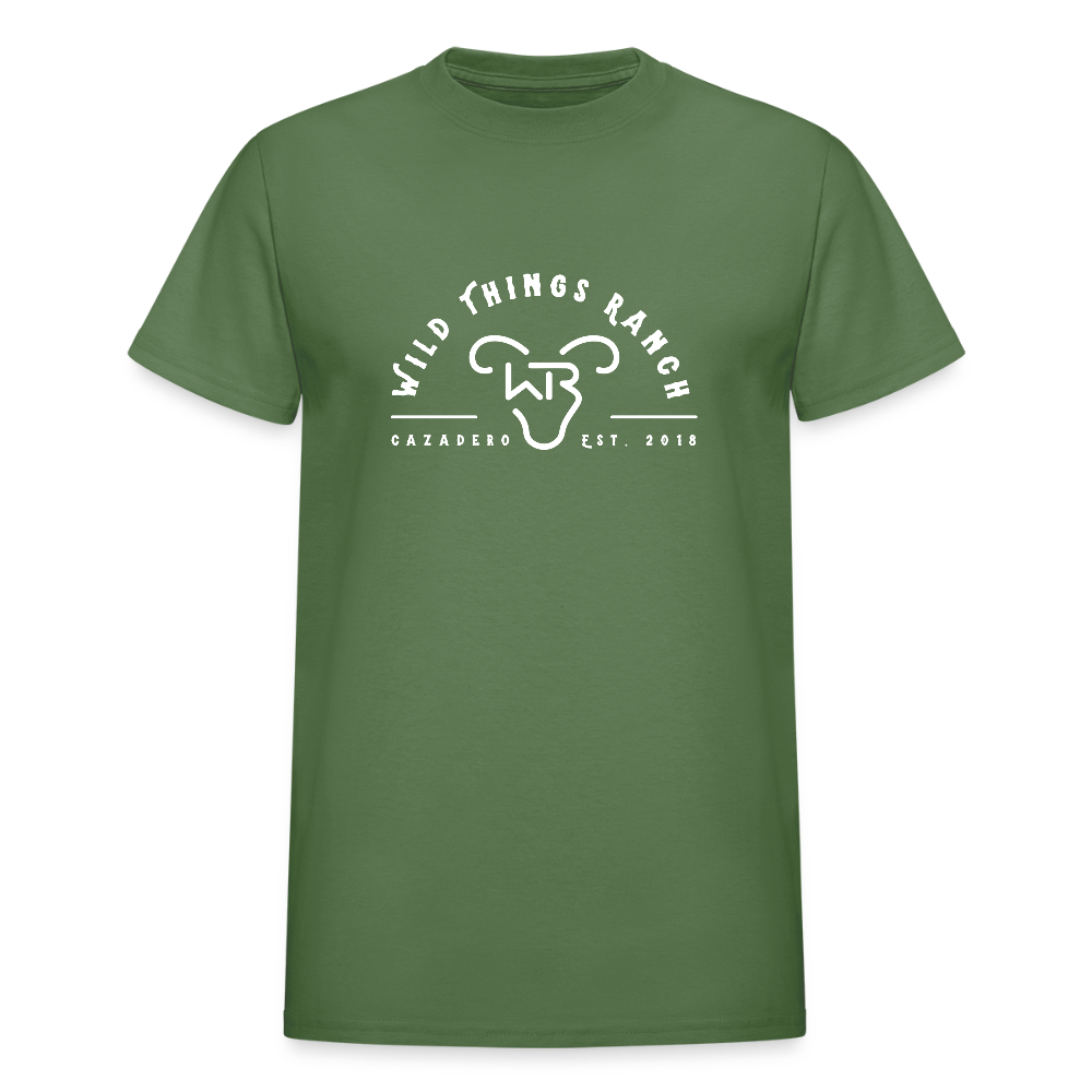 Gildan Ultra Cotton Adult T-Shirt - military green