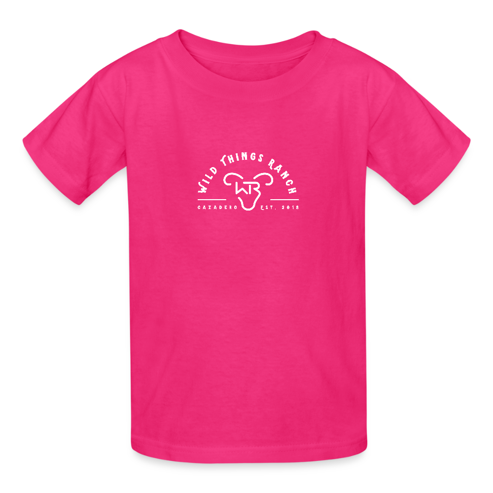 Gildan Ultra Cotton Youth T-Shirt - fuchsia