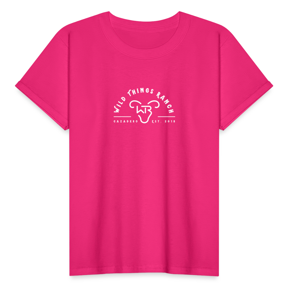 Gildan Ultra Cotton Youth T-Shirt - fuchsia